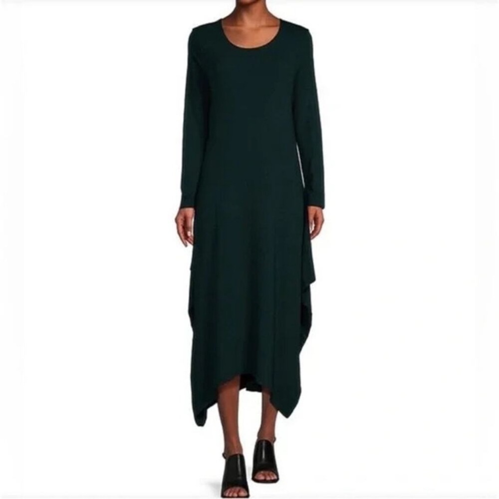 Bryn Walker Black Chelsea Tulip Skirt Laggenlook MIDI Dress